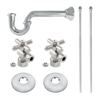 Plumbing Supply Kit, Trimscape, Traditional Combo in Polished Chrome
