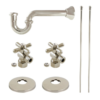Plumbing Supply Kit, Trimscape, Traditional Style in Polished Nickel