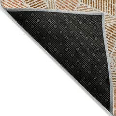 Polyester Indoor and Outdoor Area Rug, 9 ft x 12 ft in Terracotta