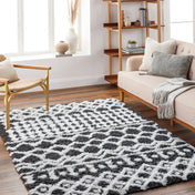 Polyester Shag Area Rug, 7 ft 10 in x 10 ft 3 in
