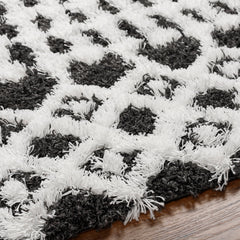 Polyester Shag Area Rug, 7 ft 10 in x 10 ft 3 in