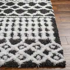 Polyester Shag Area Rug, 7 ft 10 in x 10 ft 3 in