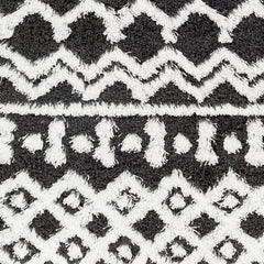Polyester Shag Area Rug, 7 ft 10 in x 10 ft 3 in
