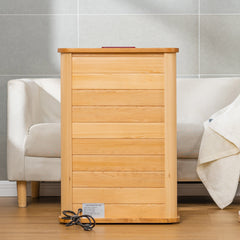 Portable Far Infrared Foot Spa Sauna Bucket, Removable Leg Sleeve, 77 to 149°F