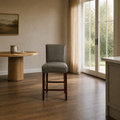 Scale | the stool against a full window in the plaster room, true size