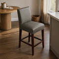 In a room | a second angle in the plaster dining room, the complete stool sold with this listing