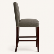 Side | true side profile showing the leg taper and the footrest stretcher