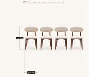 Dimensions | overall height and width, all four chairs shown -- sold as a set of four, dimensions are per chair