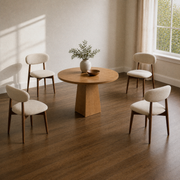 In a room | all four chairs shown together, the complete set of four sold with this listing