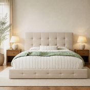 Grevane Portnaguran Linen Platform Bed