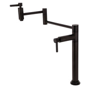 Pot Filler Faucet, Concord, Two-Handle Deck Mount in Oil Rubbed Bronze