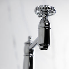 Pot Filler Faucet, Fuller, Two-Handle Deck Mount in Polished Chrome