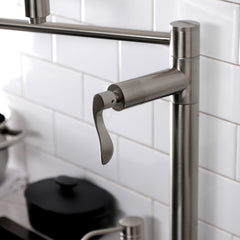 Pot Filler Faucet, Tulare, Two-Handle Deck Mount in Brushed Nickel