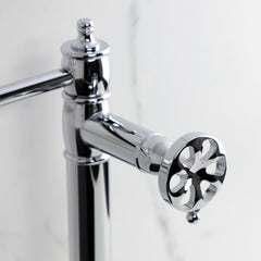 Pot Filler Faucet, Tulare, Two-Handle Deck Mount in Polished Chrome