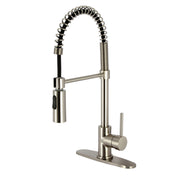 Pre-Rinse Kitchen Faucet, Concord, Single-Handle in Brushed Nickel