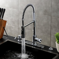 Pre-Rinse Kitchen Faucet, Sona, Single-Handle 1-Hole in Polished Chrome