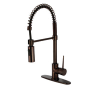Pre-Rinse Kitchen Faucet, Sona, Single-Handle in Oil Rubbed Bronze