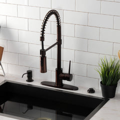 Pre-Rinse Kitchen Faucet, Sona, Single-Handle in Oil Rubbed Bronze
