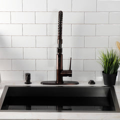 Pre-Rinse Kitchen Faucet, Sona, Single-Handle in Oil Rubbed Bronze