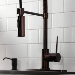 Pre-Rinse Kitchen Faucet, Sona, Single-Handle in Oil Rubbed Bronze