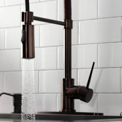 Pre-Rinse Kitchen Faucet, Sona, Single-Handle in Oil Rubbed Bronze