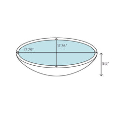 Prep Sink, Redondo Grande, Single Bowl, Undermount or Drop-In, Antique Copper