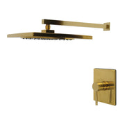 Pressure Balanced Shower Faucet, Concord, Single Handle in Brushed Brass