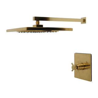 Pressure Balanced Shower Faucet, Concord, Single Handle in Brushed Brass