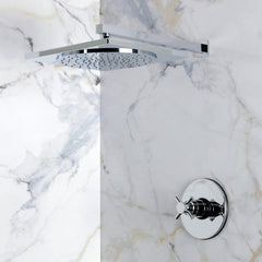 Pressure Balanced Shower Faucet, Concord, Single Handle in Polished Chrome