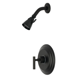 Pressure Balanced Shower Faucet, Manhattan, Single Handle in Matte Black