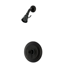 Pressure Balanced Shower Faucet, Manhattan, Single Handle in Matte Black