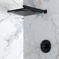Pressure Balanced Shower Faucet, Metropolitan, Single Handle in Matte Black