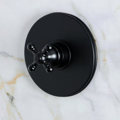 Pressure Balanced Shower Faucet, Metropolitan, Single Handle in Matte Black