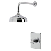 Pressure Balanced Shower Faucet, Metropolitan, Single Handle in Polished Chrome