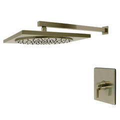 Pressure Balanced Shower Faucet, NuvoFusion, Single Handle in Brushed Nickel