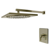 Pressure Balanced Shower Faucet, NuvoFusion, Single Handle in Brushed Nickel