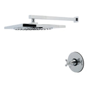 Pressure Balanced Shower Faucet, Restoration, Single Handle in Polished Chrome
