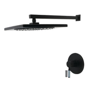 Pressure Balanced Shower Faucet, Verona, Single Handle in Matte Black