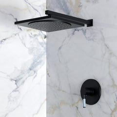 Pressure Balanced Shower Faucet, Verona, Single Handle in Matte Black