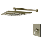 Pressure Balanced Shower Faucet, Victorian, Single Handle in Brushed Nickel