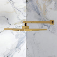 Pressure Balanced Shower Faucet, Victorian, Single Handle in Polished Brass