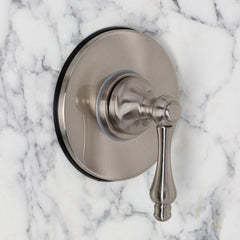 Pressure Balanced Shower System with Hand Shower in Brushed Nickel
