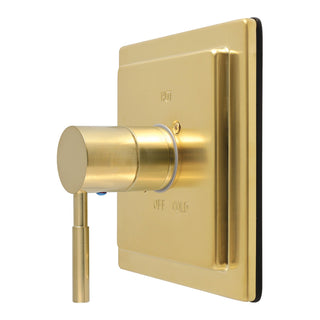 Pressure Balanced Shower Valve and Trim Set, Concord, Single Handle in Brushed Brass