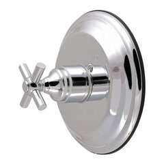 Pressure Balanced Shower Valve and Trim Set, Elinvar, Cross Handle in Polished Chrome