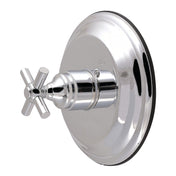 Pressure Balanced Shower Valve and Trim Set, Elinvar, Cross Handle in Polished Chrome
