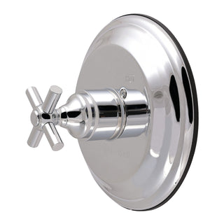 Pressure Balanced Shower Valve and Trim Set, Elinvar, Cross Handle in Polished Chrome