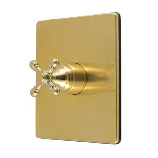 Pressure Balanced Shower Valve and Trim Set, Metropolitan, Single Handle in Brushed Brass