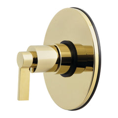 Pressure Balanced Shower Valve and Trim Set, NuvoFusion, Single Handle in Polished Brass