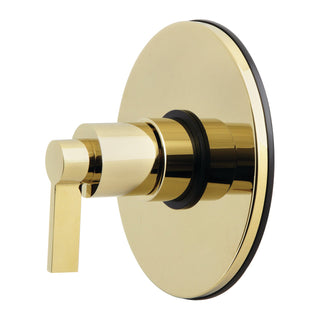 Pressure Balanced Shower Valve and Trim Set, NuvoFusion, Single Handle in Polished Brass