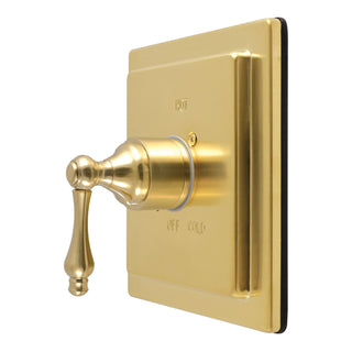 Pressure Balanced Shower Valve and Trim Set, Revival, Single Handle in Brushed Brass